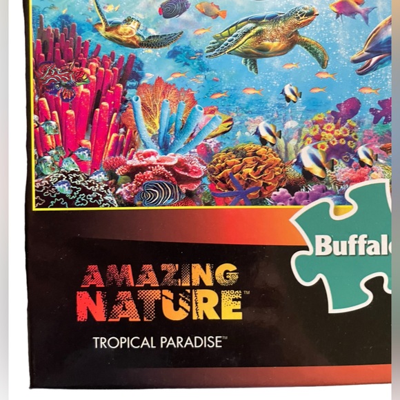 500 piece Buffalo Brand jigsaw puzzle Amazing Nature Tropical Paradise - Picture 4 of 6